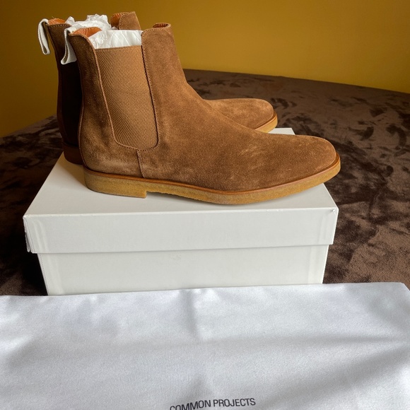 Tobacco Common Projects Chelsea Boots - Picture 6 of 6